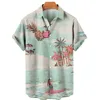 2022 Flower Shirt Hawaiian Shirt Men Clothes Loose Breathable Men's Shirts Summer Male Shirt Street Casual Short Sleeve Tops 5xl 2