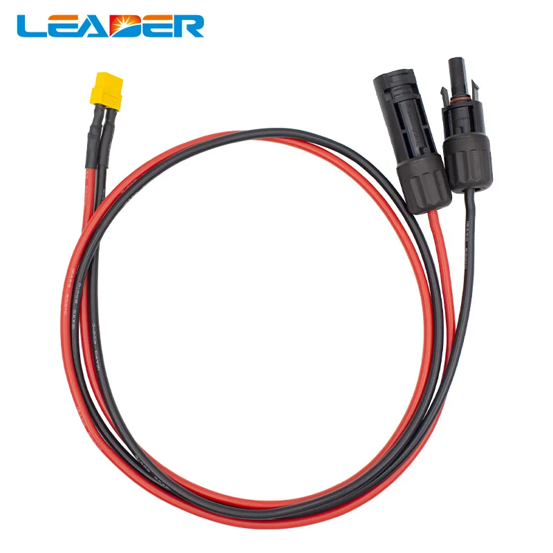 Силиконовый кабель 50 шт./лот на заказ 1 м 12awg с штекером XT60 для солнечного разъема