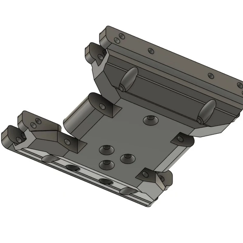 Фото Крепление коробки передач R2 для AXIAL SCX10 III Jeep Gladiator AXI03007 AXI03006, подходит для TRX4 TRX6 CROSSRC YIKONG 1/10 RC, детали для модернизации. №3