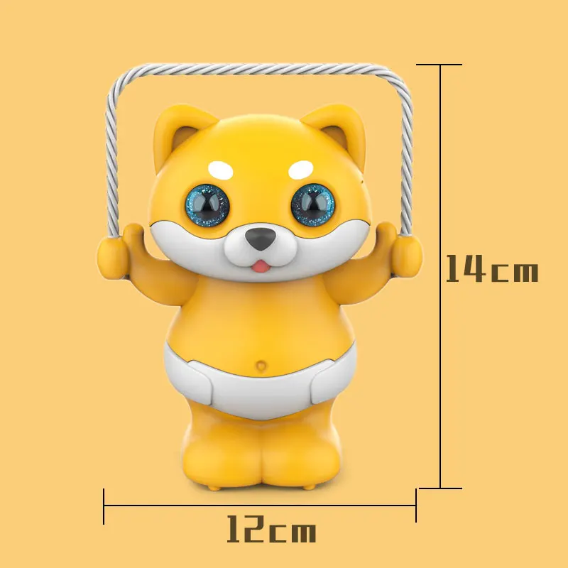 Робот управляющая искусством свинья Интерактивная Милая щенок скакалка