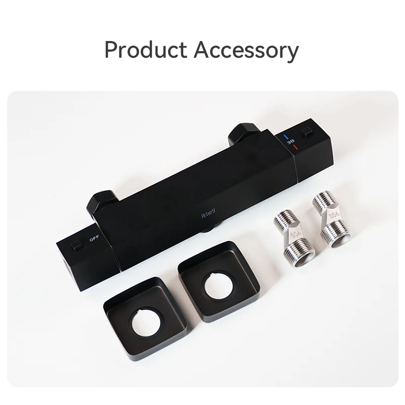 Артериальный термостатический смеситель латунный для душа ванной комнаты