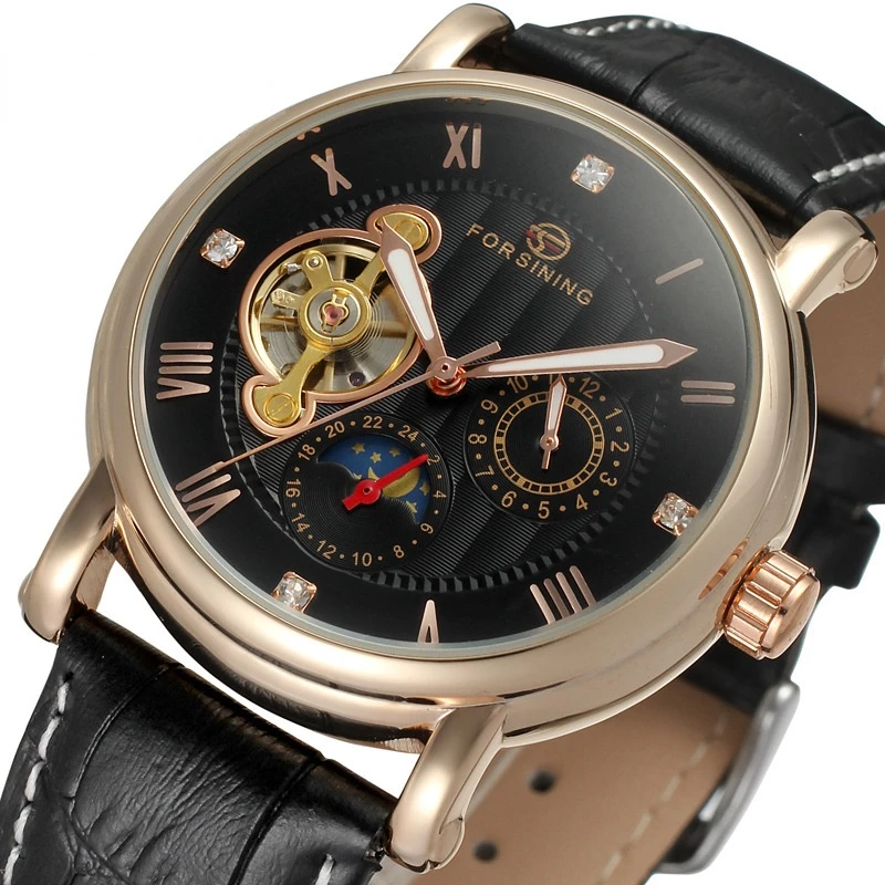 

Men's fashion leisure Tourbillon automatic mechanical watch,JHG110IJH