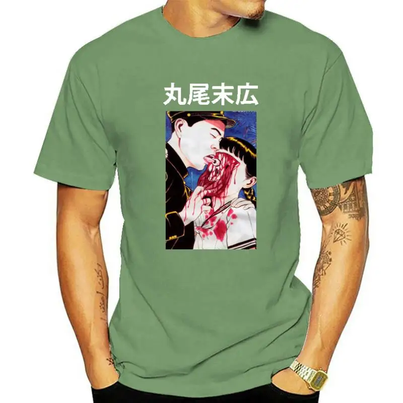 

Eyeball Lick Suehiro Maruo Cult Japan Anime Manga Horror Auge Junji Ito T Shirt Men Cotton T-shirt Funny Tees Tops Streetwear