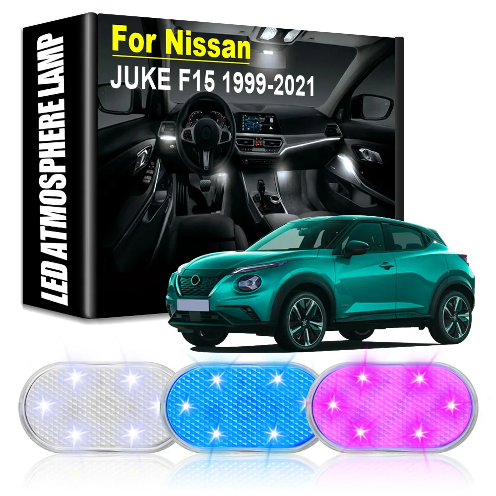 

Car Atmosphere Lights Rechargeable Touch led Lamps Car Interior Light Auto Goods Car Accessories for Nissan JUKE F15 1999-2021