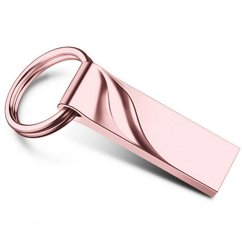 

Metal usb flash drive 64GB 32GB 16GB 8GB 4GB pen drive pendrive waterproof metal silver u disk memoria cel usb stick gift