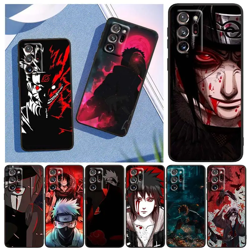 

Модный чехол Cool Sasuke Naruto для Samsung Note 20 Ultra 10 Pro Lite 9 8 F52 F42 F22 M21 M60S M62 M31 M12 M32, черный мягкий чехол для телефона