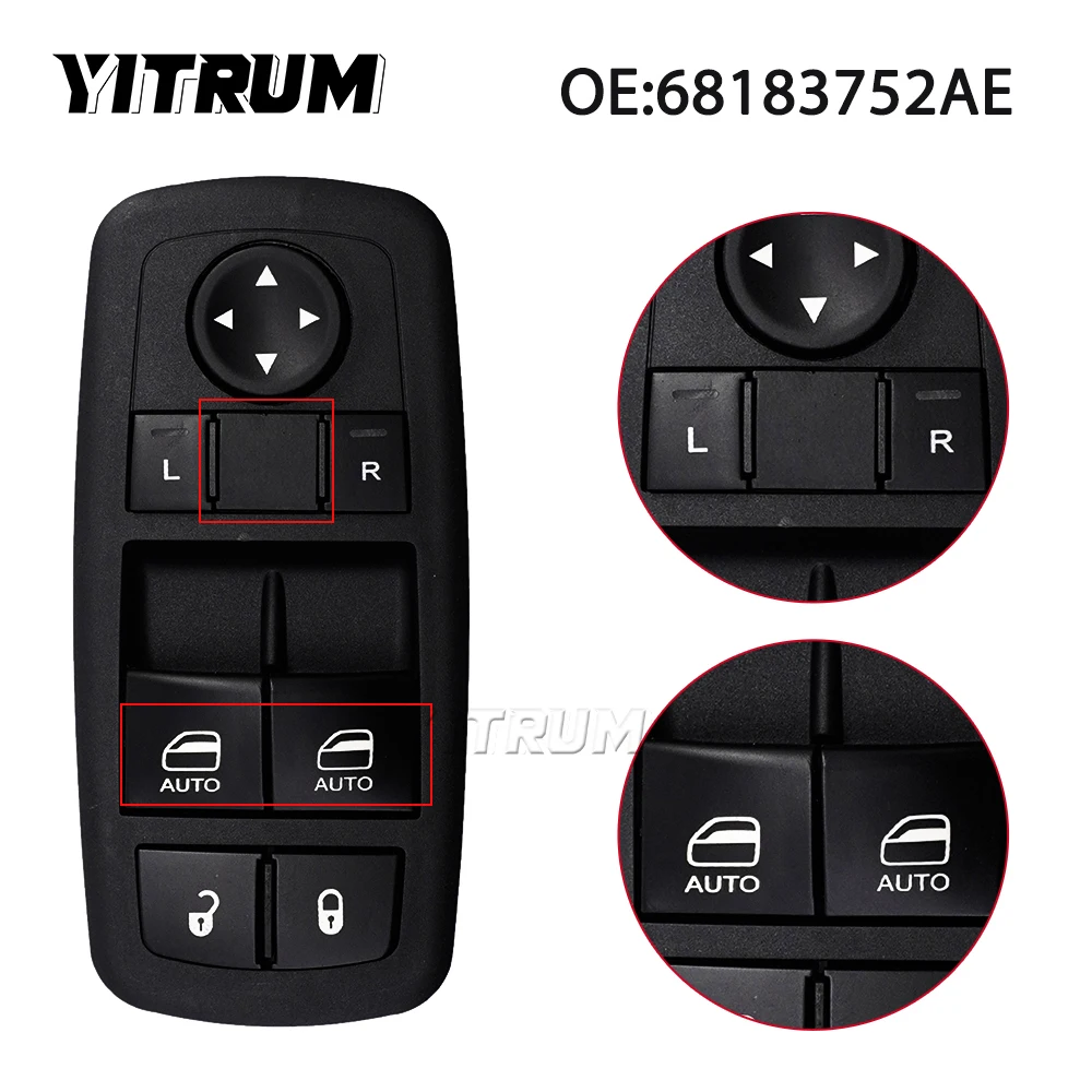Переключатель Стеклоподъемника YITRUM 68183752AE 68183751AD Master Power стеклоподъемник Для Dodge