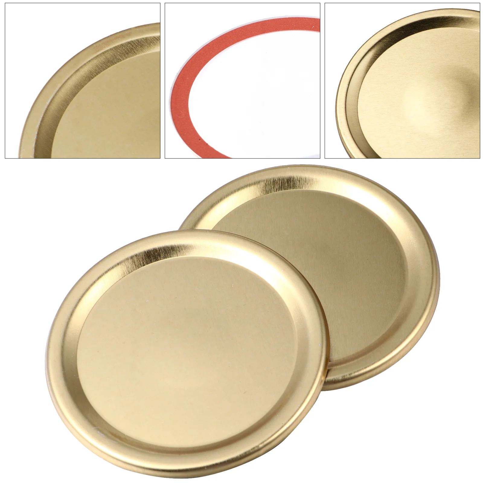 

Lids Jar Mason Mouth Canning Wide Regular Jars Caps Tin Mini Storage Lid Sealing Metal Pour Cap Multipurpose Accessories Covers