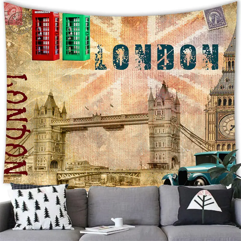 Оптовая продажа Лондонский Городской автобус телефонная будка Биг-Бен Ретро