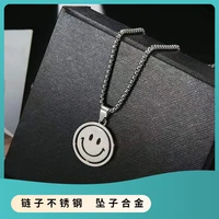creative personality long accessories stainless steel necklace titanium steel does not fade hip hop pendant birthday party gifts