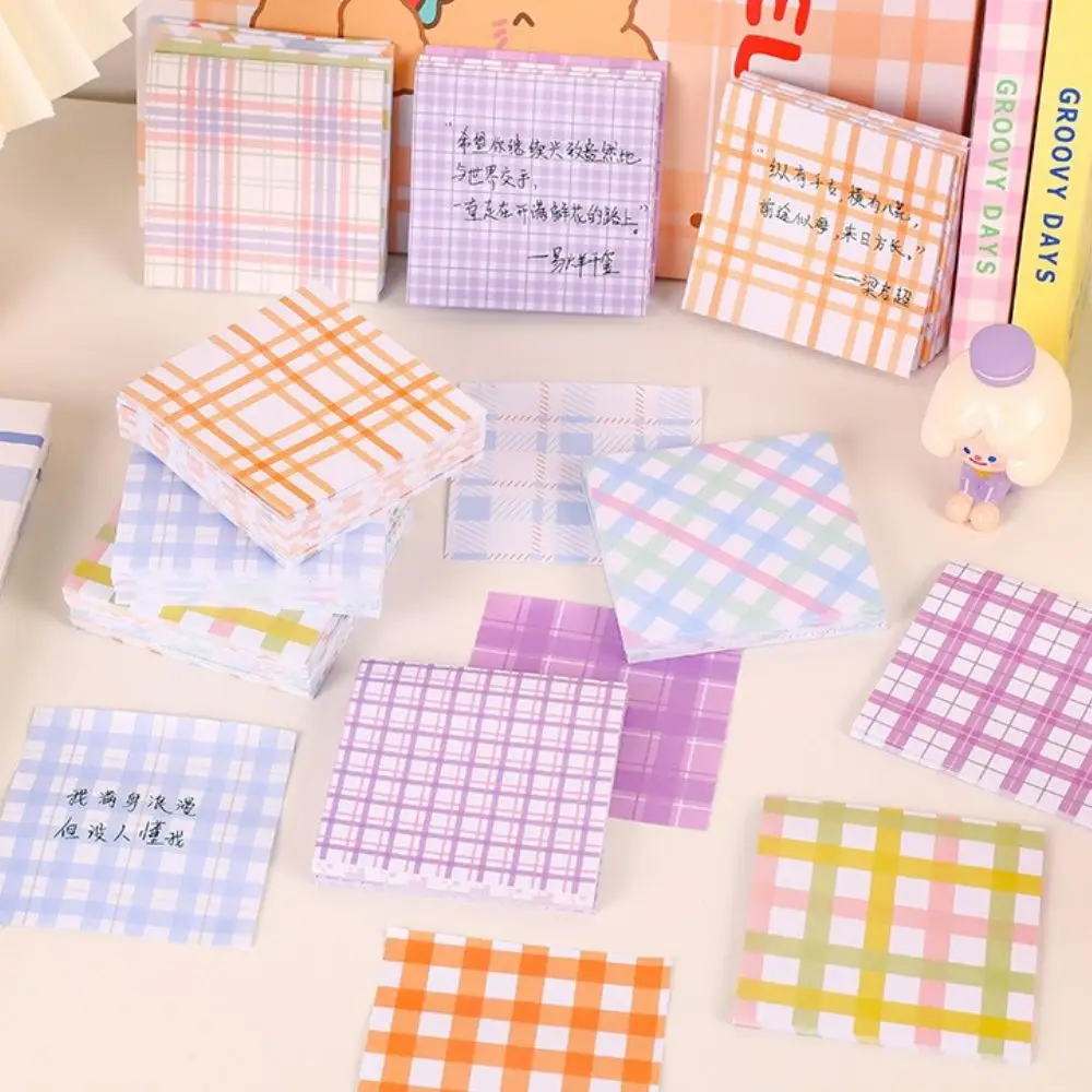 

Adhesive Colorful School Supplies Student Stationery Scrapbooking Message Notes Sticky Notes Bookmark Sticker Tearable Memo Pad