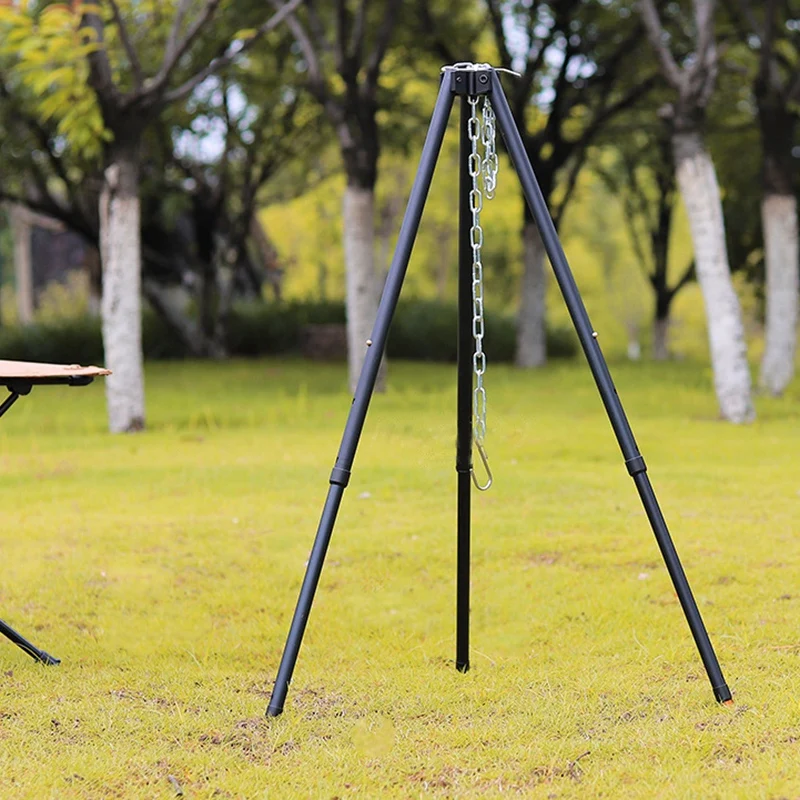 Штатив для кемпинга подвесной котелок посуда пикника гриль складной штатив