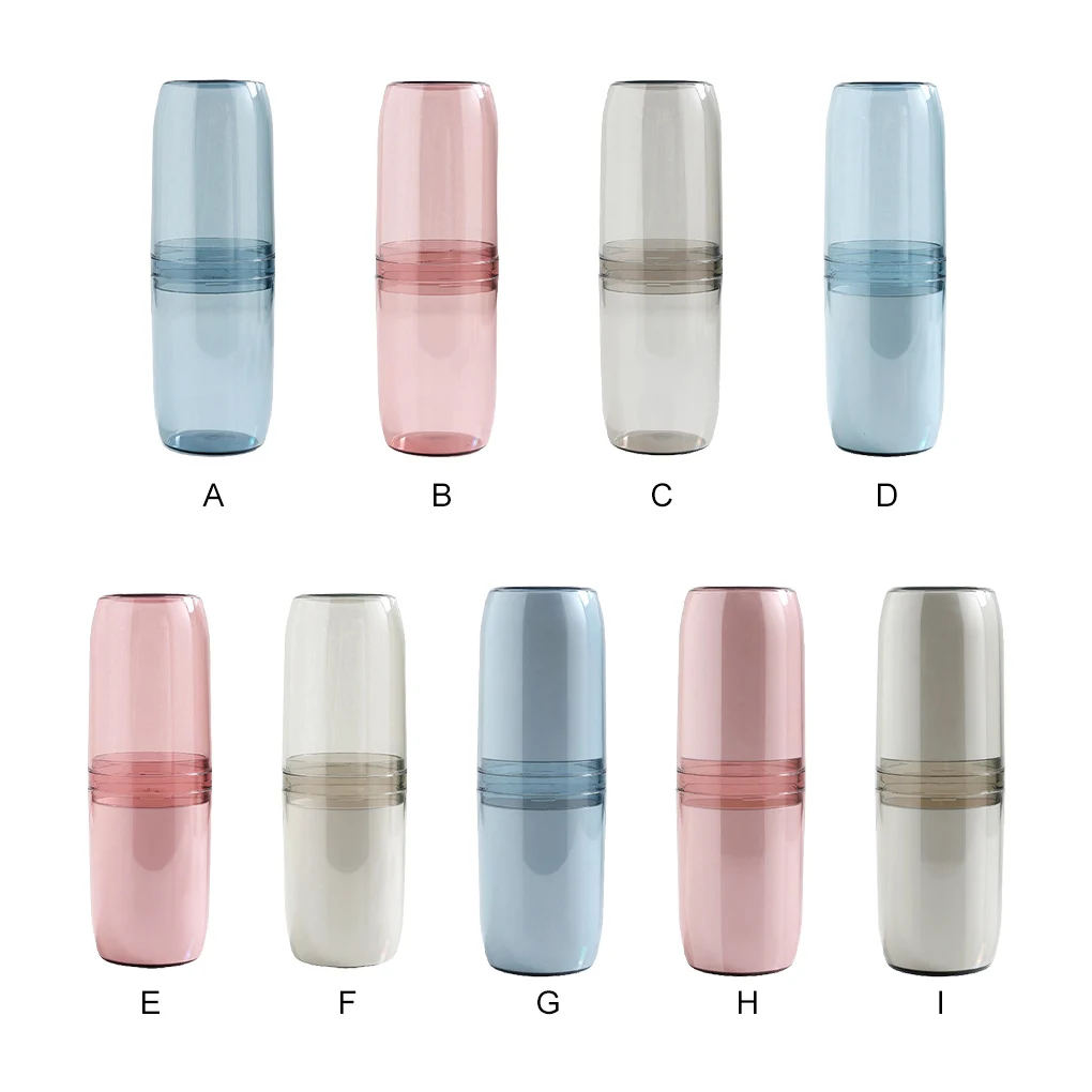 

Чехол для зубной щетки, портативная чашка для мытья рта, пыленепроницаемый, гигиенический, для ежедневного использования, для ванной комнат...