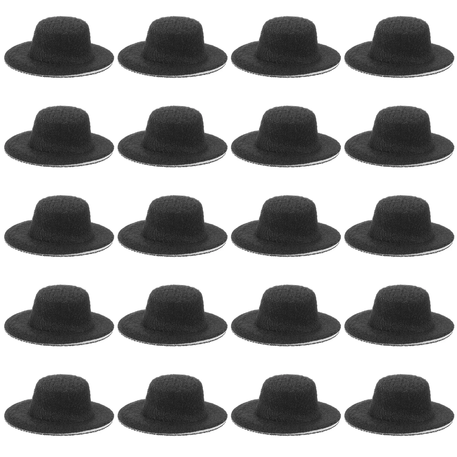 

20pcs Tiny Hat Bottle Santa Hat Christmas Craft Decoration Miniature Snowman Hats Bottle Cover Small Snowman Hat