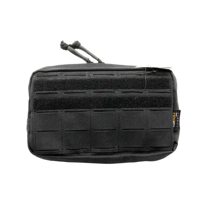 Tactical Vest 500D Cordura Fabric Waist Side Accessory Bag Transverse Tool Sundry Bag Storage YKK Zipper