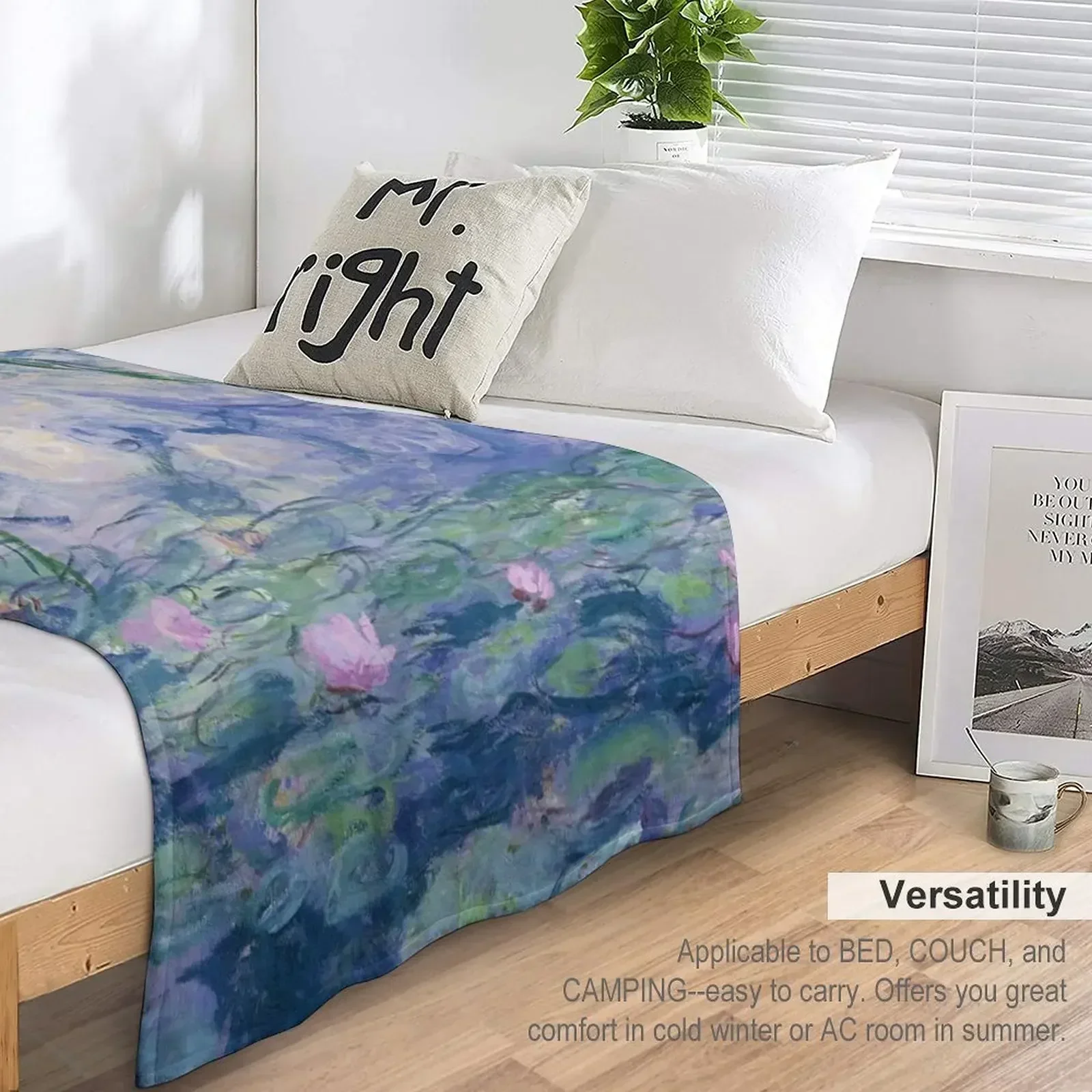 Одеяло Water Lillies одеяла для диванов клетчатое постельное белье на Хэллоуин