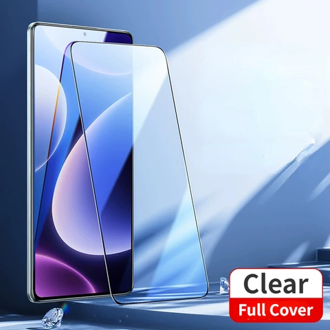 Película protectora SmartDevil para POCO Redmi Note Note cobertura total película transparente hecha de vidrio templado para Redmi Turbo F5Pro 12Turbo 13Pro