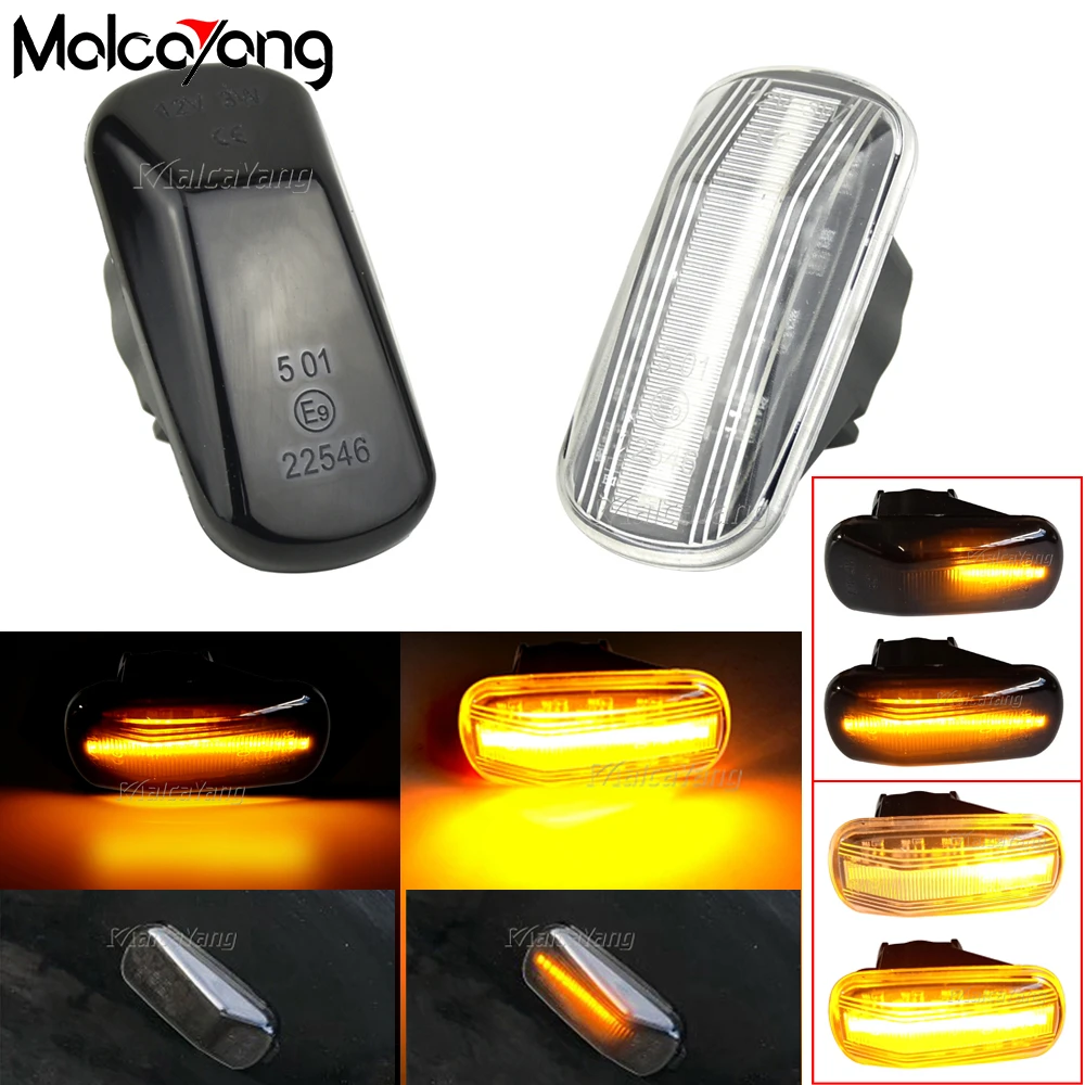 

LED Turn Signal Sequential Side Marker Indicator Light For Honda Stream S2000 CR-V HR-V Civic City Fit Jazz Accord Acura Integra