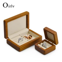 jewelry collection box solid wood microfiber interior ring box earrings earrings necklace wooden box