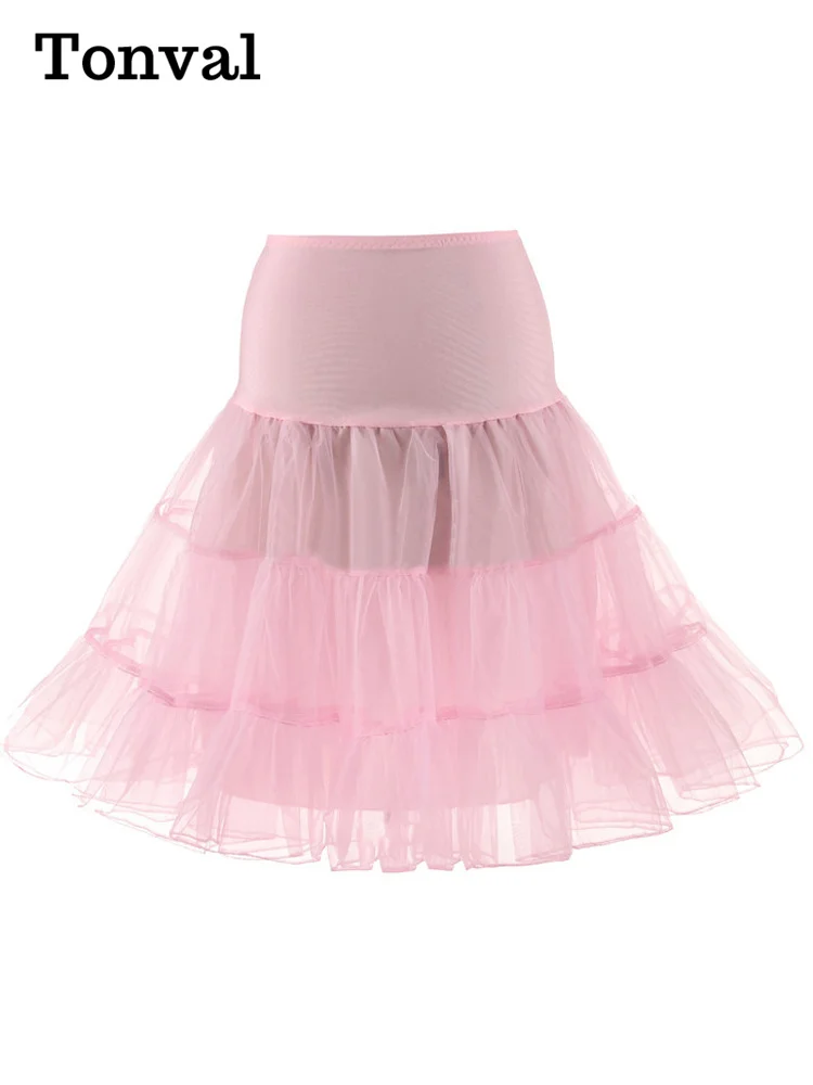 Женская винтажная юбка-пачка Tonval плиссированная юбка в стиле ретро 50-х годов