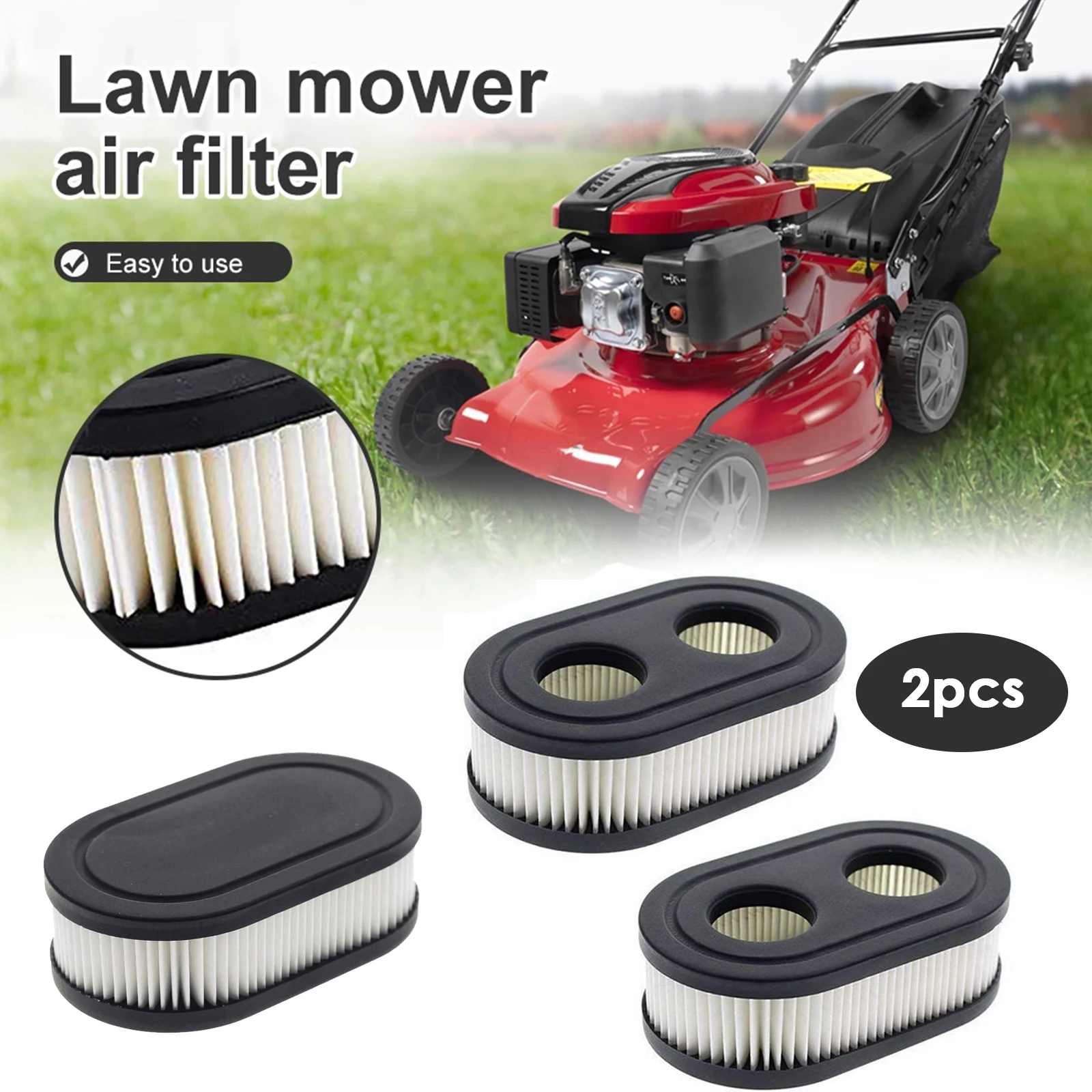 

2 шт., фильтр для газонокосилки Briggs & Stratton 798452 593260