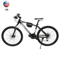 camping survivals 26 inch 21 speed olympic mountain bike black and white
