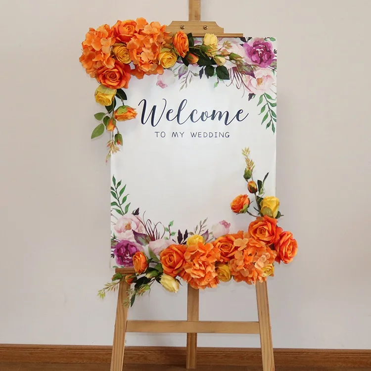 Новый Свадебный Цветочный реквизит на заказ открытка для приветствия