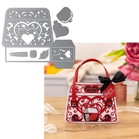 hollow metal with heart and lip cutting die stencil scrapbook album embossing making handcrafts for decoration new 2022