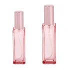 Стеклянные флаконы-распылители с прессом, розовое золото, портативный многоразовый распылитель, пустой контейнер для парфюма для путешествий, распылитель с мелким распылением 9 мл, 20 мл, 30 мл