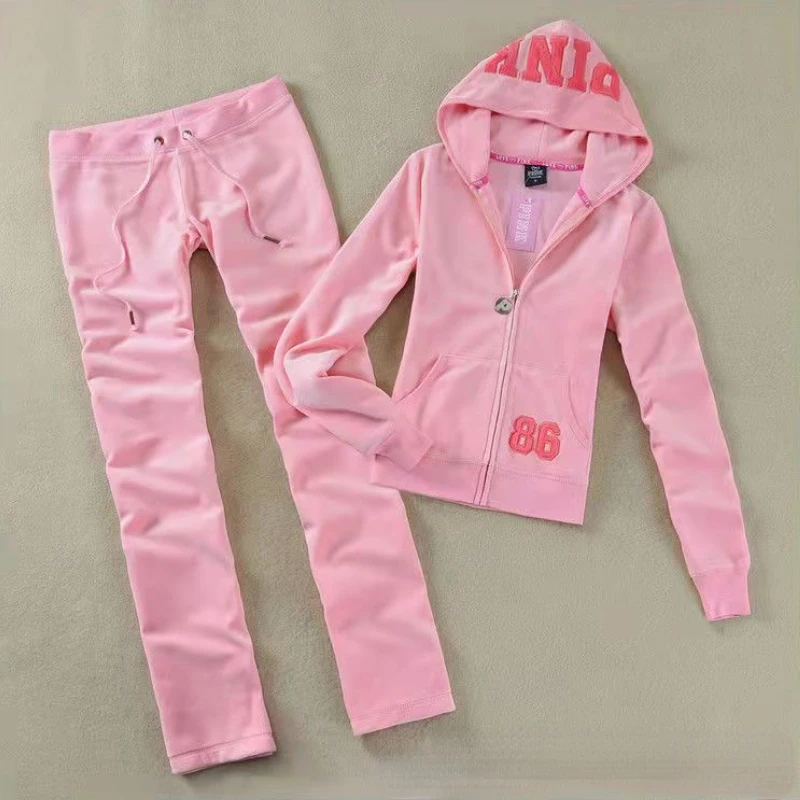 Рисунок 2 - Бархатный спортивный костюм HOUZHOU Y2k для женщин