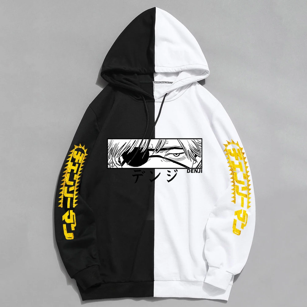 

Толстовка унисекс с капюшоном и принтом бензопилы, в стиле Харадзюку