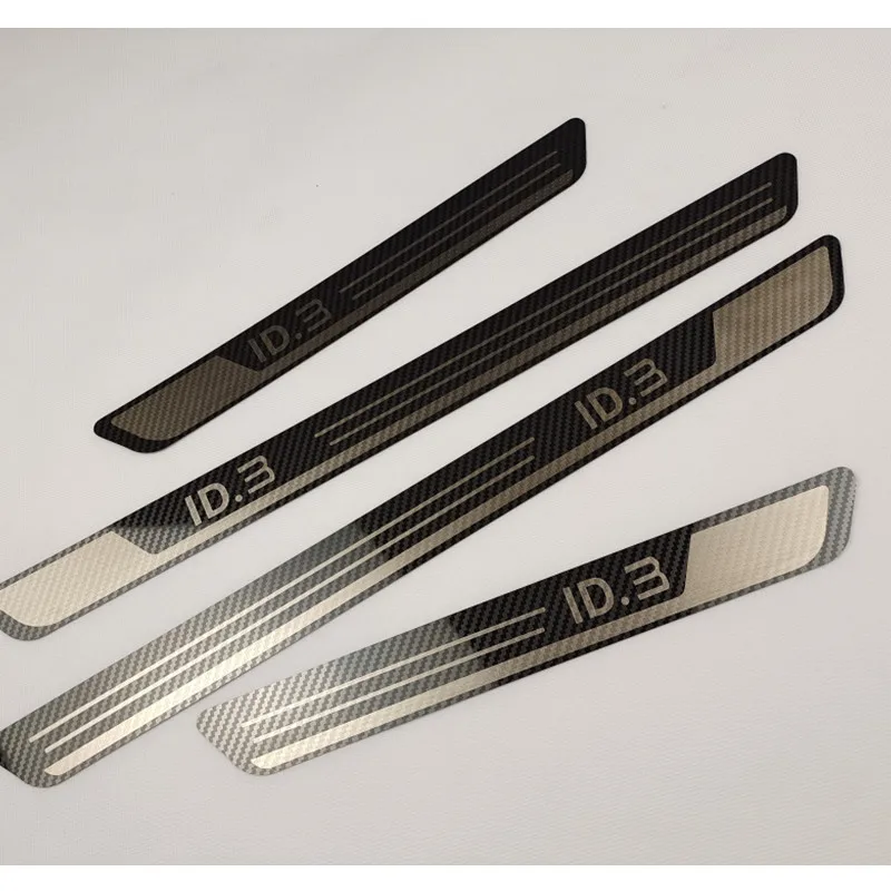 

for Volkswagen ID.3 VW ID3 2020-2022 Stainless Steel Scuff Plate/Door Sill Door Sill Scuff Plate Welcome Pedal Car-styling