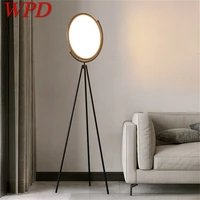 wpd nordic vintage floor lamp simple modern led standing light for home living room bedroom decor