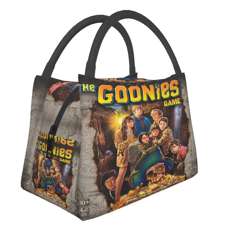 

The Goonies Game Resuable Lunch Boxes Leakproof Family Movie Kids Cooler Thermal Food Insulated Lunch Bag Travel Pinic Container