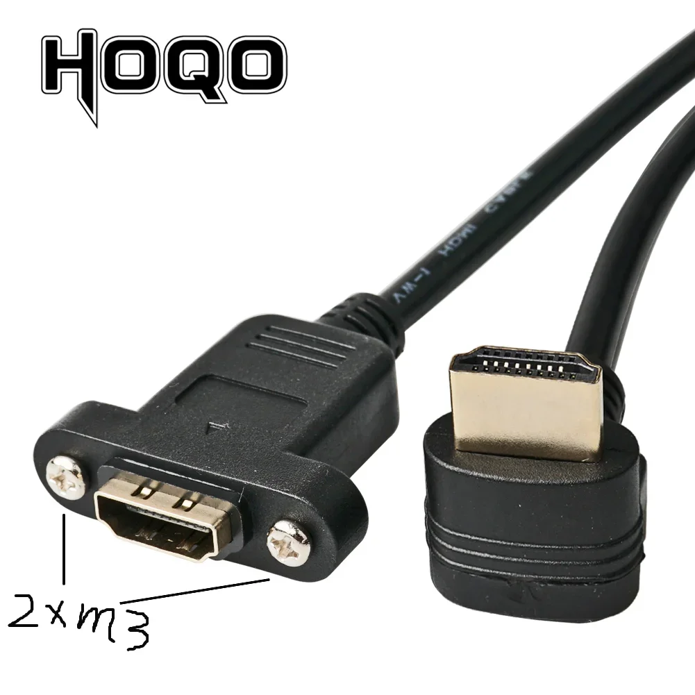 HDMI-совместимый соединительный шнур для панели папа-мама с винтовым отверстием