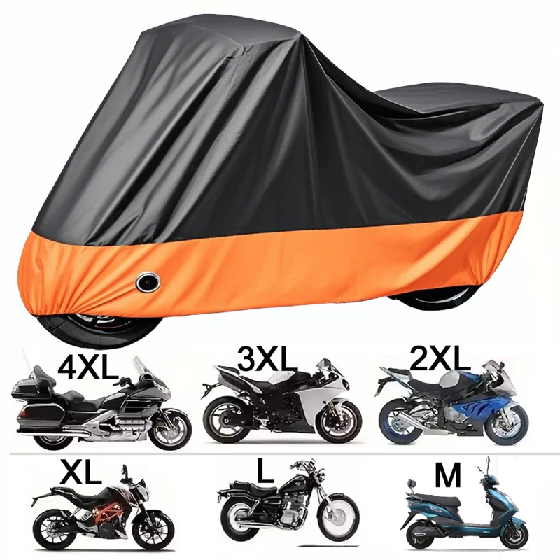 

Всесезонный Водонепроницаемый Чехол Для Мотоцикла С Защитой От УФ-излучения, Большие Размеры M, L, XL, XXL, XXXL, XXXXL