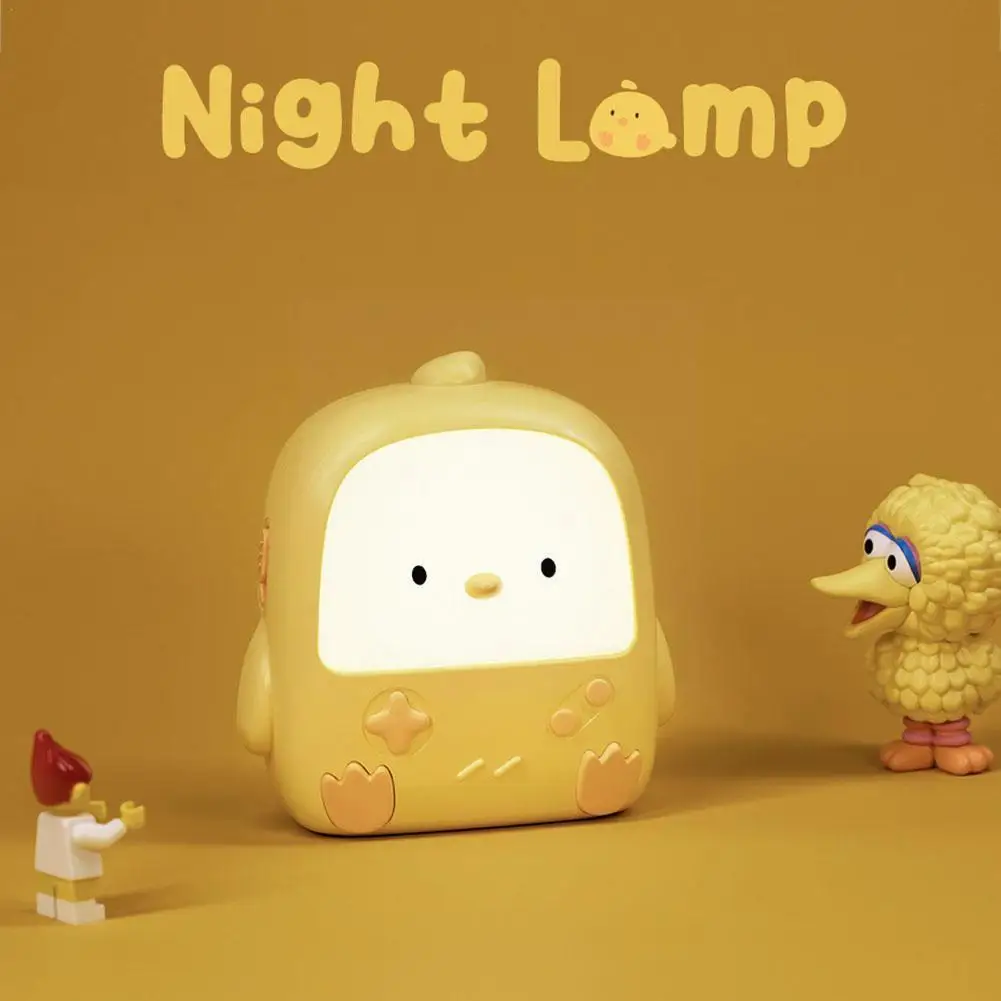 

Настольная лампа с регулируемой яркостью, перезаряжаемый прикроватный светильник в форме курицы B7Y7, подарок для спальни, с таймером