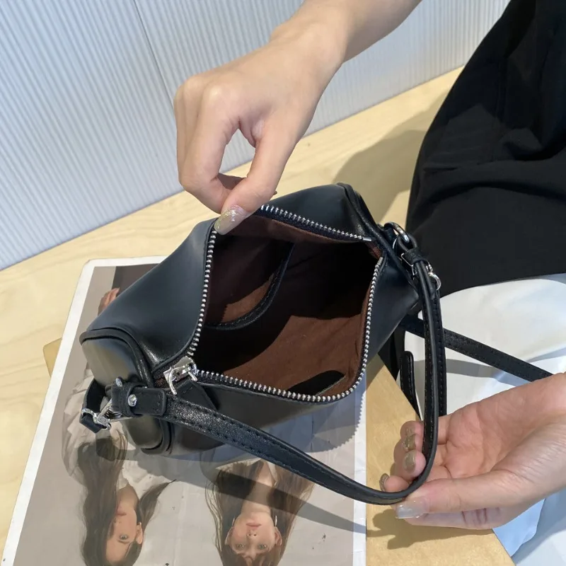 Женская сумка через плечо из воловьей кожи модная простая и практичная для