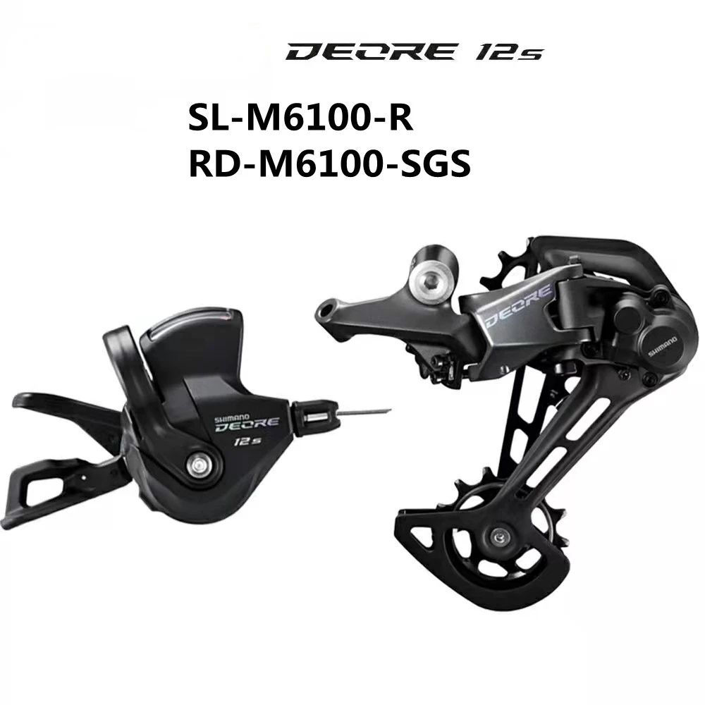 Deore M6100 1x1 2 скоростные переключатели групсет 12 Скоростей правый рычаг