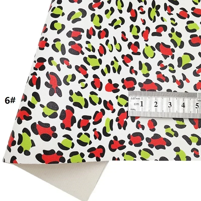 Листы из синтетической кожи с леопардовым принтом 21 х29 см FZ600B