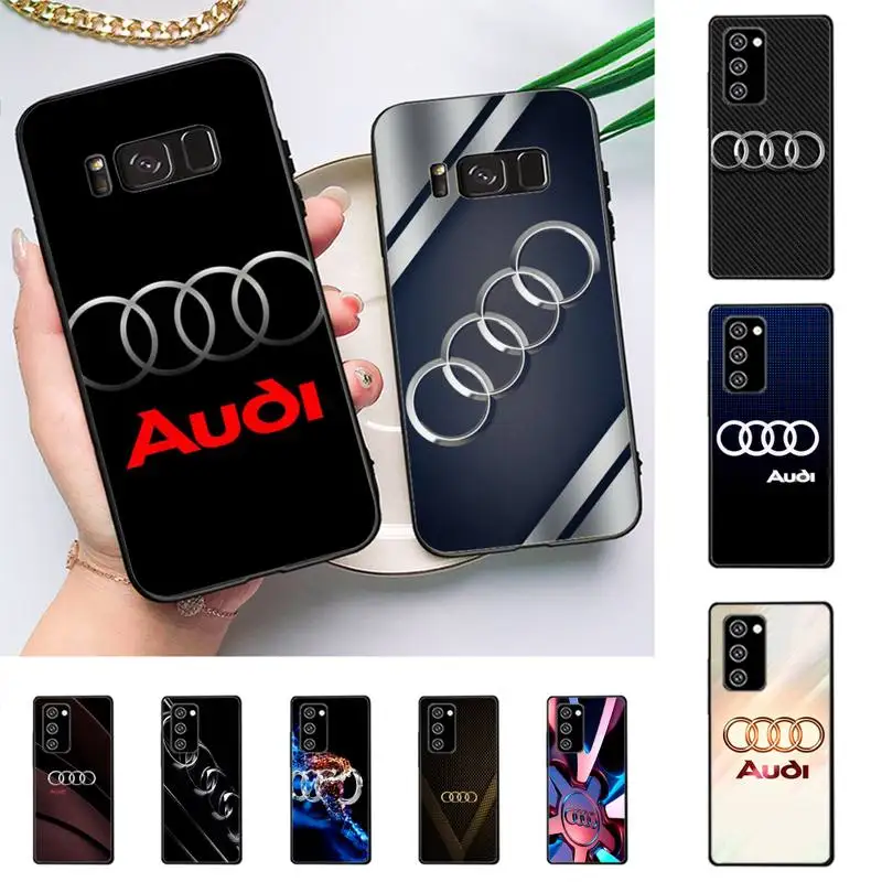 

A-Audi logo Phone Case For Samsung Galaxy Note 10Pro Note20ultra note20 note10lite M30S Coque