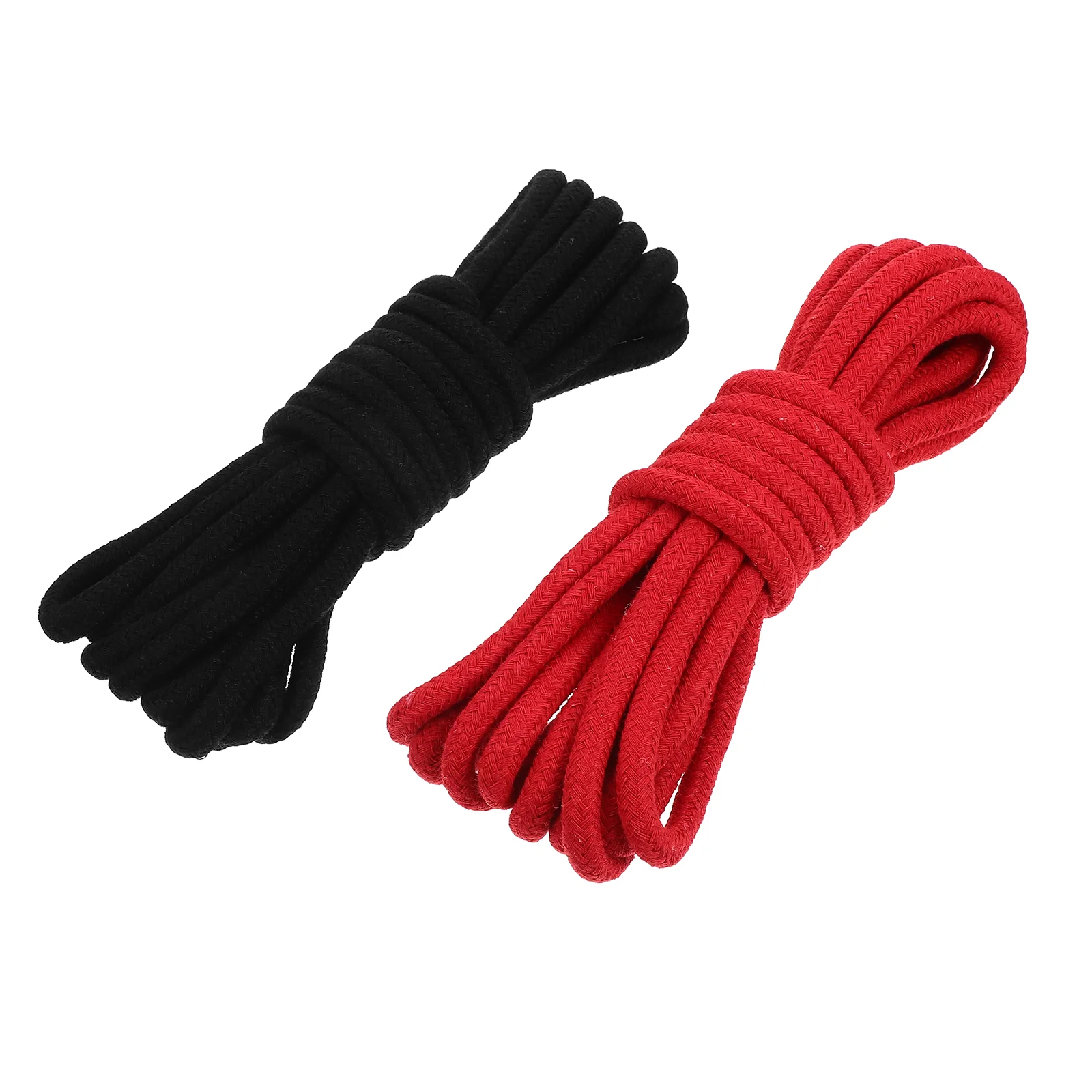 

2Pcs Cotton Braided Rope Utility Rope Emergency Rope Emergency Rope Hiking Twisted Cotton Rope Flirting Toys