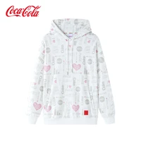 cocacola official sweater 2022 new love over printed casual loose pullover for men and women couple fashion sweater