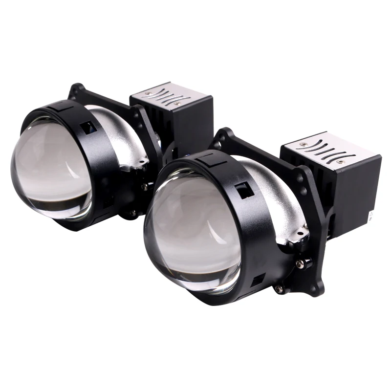 

Sanvi Car L30 12V 3 Inch 65W 5500K Bi LED Projector Lens Headlight Led Light For Auto Headlamp LHD RHD Retrofit Light Universal