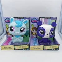 hasbro littlest pet shop bunny penny ling kawaii animal doll gifts toy model anime figures collect ornaments