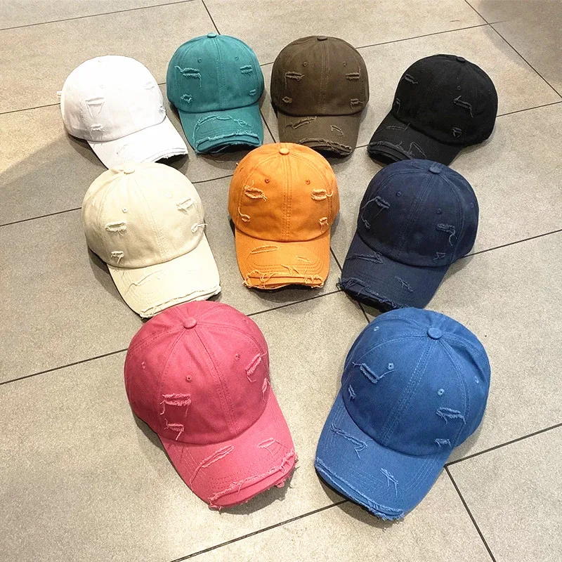 Outdoor Men Travel Baseball Cap Trucker Caps Vintage Adjustable Hats