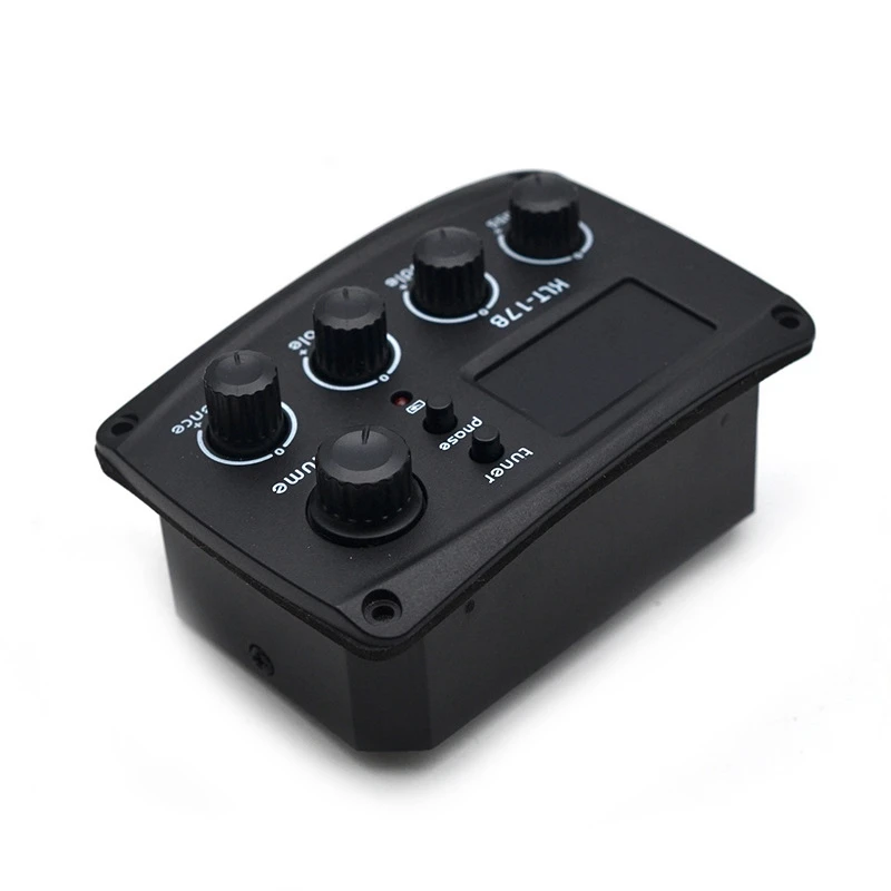 2 шт. акустическая гитара эквалайзер с цифровым тюнером 3-полосный звукосниматель