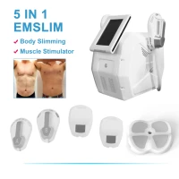 ems portable 4 handle weight loss shaping electromagnet emsslim muscle docking lifting fat removal weight loss machine with ce