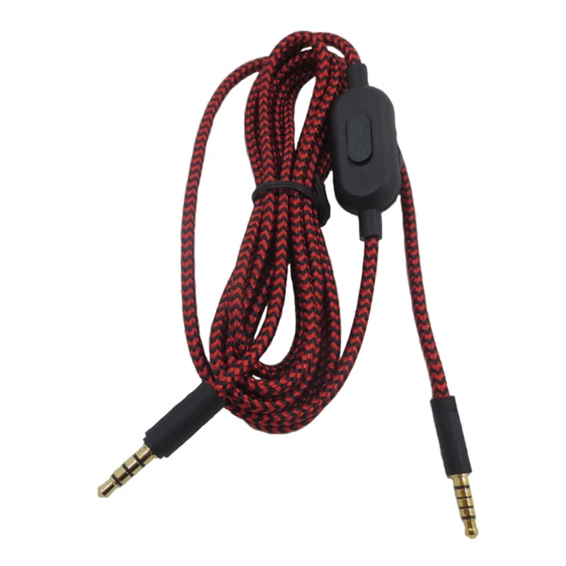 

3.5mm Male to Male Cable Braided Stereo Aux Cord Earphone Wire Line for GPRO X G233 G433 Compatible with Drop Shipping