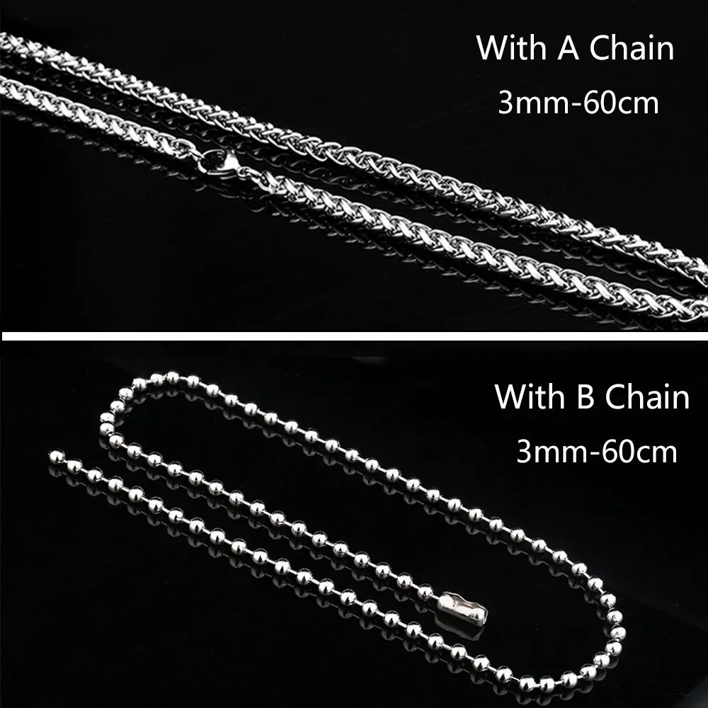 Очаровательное народное мужское ожерелье из нержавеющей стали 316L с подвеской